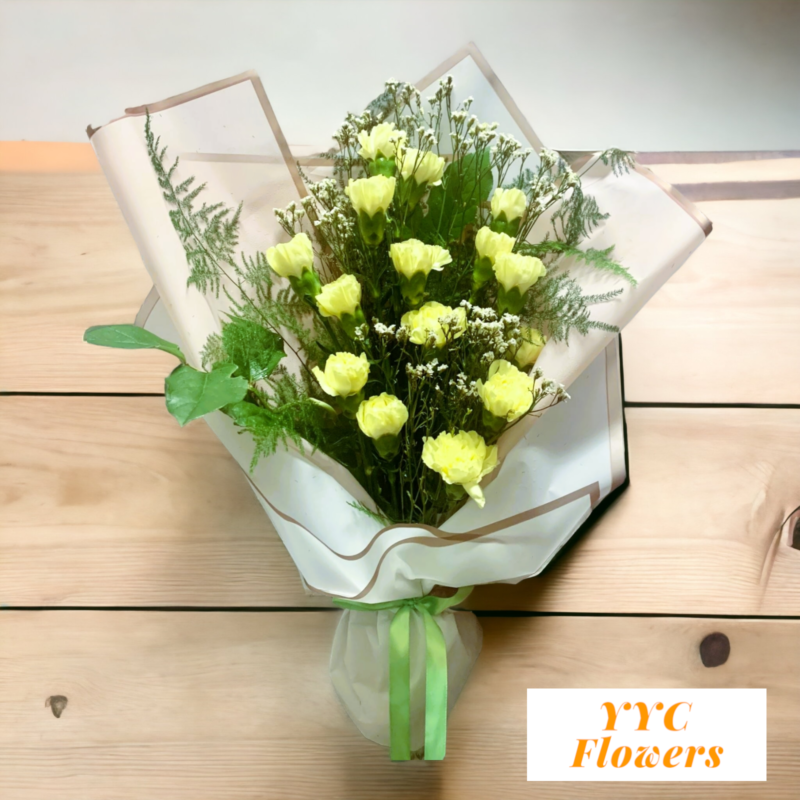 carnations bouquet yyc flowers calgary