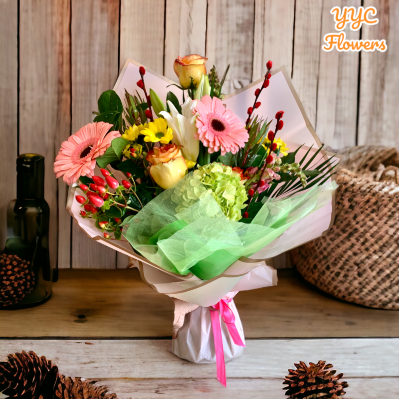 Calgary flower shop mixed arrangement