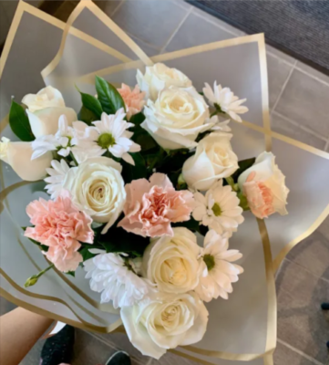 same day flower delivery calgary rose bouquet