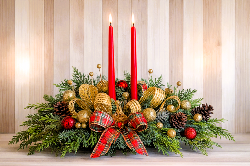 Forever Christmas Centerpiece